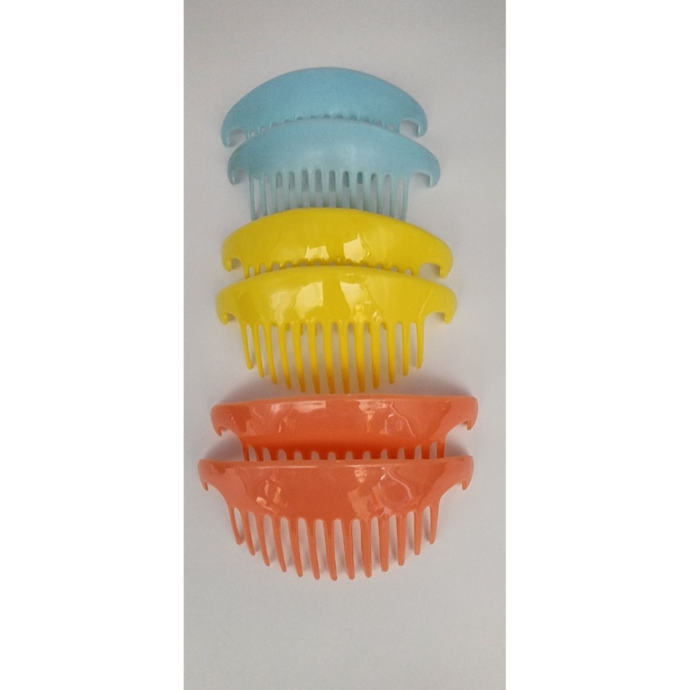 Hair Comb Set Womens Multicolor Vintage 90s Y2K 8pc Bundle Scrunchie EUC